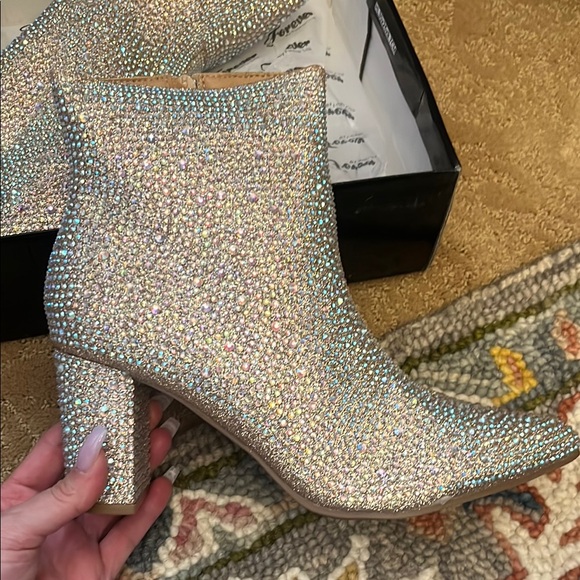 forever Shoes - Brand new In box rhinestone booties